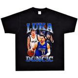 Basket Ball Star T Shirt Luka Donchevie Short Sleeve Printed Cotton T-shirt Retro Loose