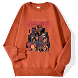 Fashion Womens Pullover I Freaking Love Horror Hoodies