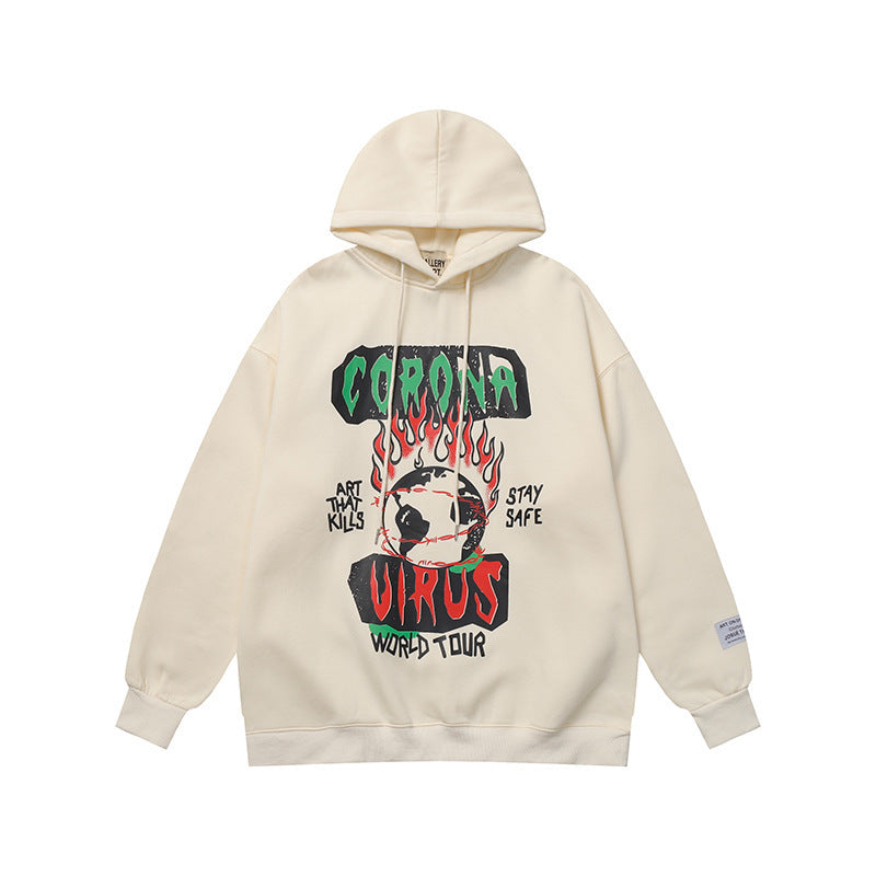 Gallery Dept Hoodie Flame Earth Fleece Hoodie Sweater