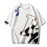 Nasa T-Shirt Short Sleeve Men'S Summer Loose Thin Half Sleeve
