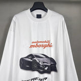 Mens T-shirts Direct Injection Printing Long Sleeve T-Shirts