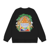 Casablanca Sweatshirts Crew neck sweater autumn and winter print men and women