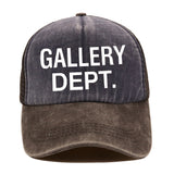 GALLERY DEPT Hat Washed Baseball Cap Printed Cap Outdoor Sun Cap GALLERY DEPT