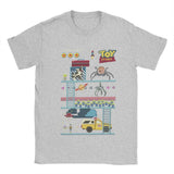 Toy Story T Shirts Men Cotton Casual T-Shirt Round Neck
