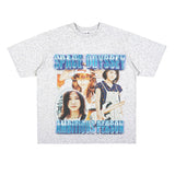 Film Star T Shirt Loose Heavy Retro Street T-shirt Men and Women