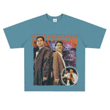 Film Star T Shirt Movie the Killer Derivative Short Sleeves Retro American Street T-shirt Men and Women