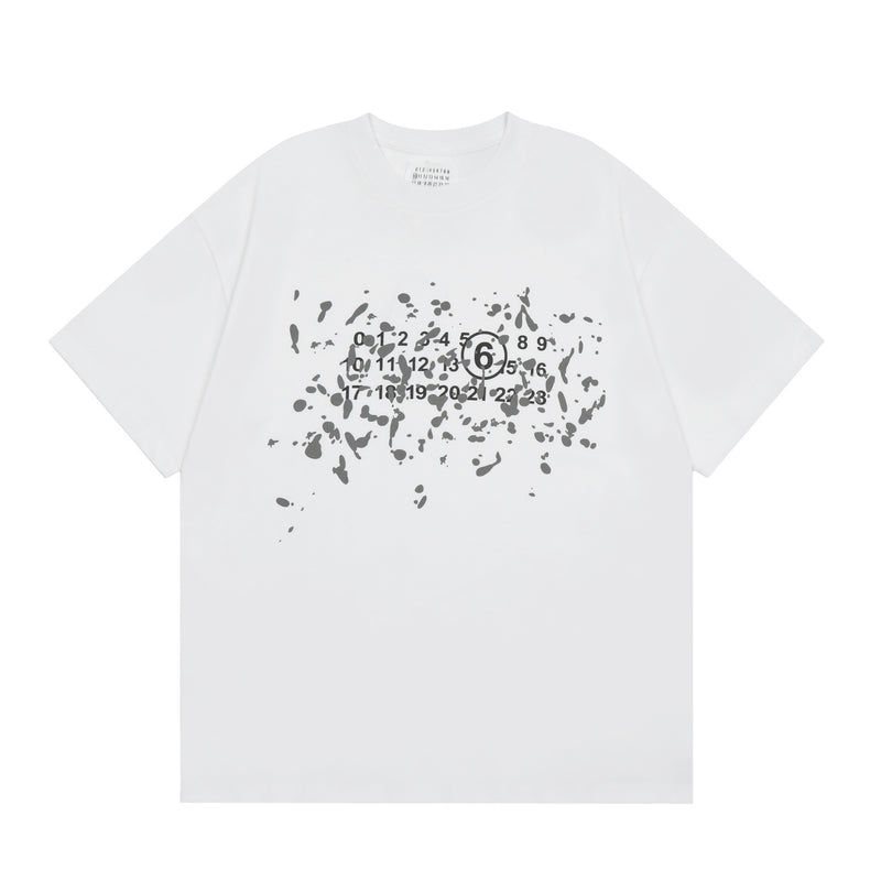 Maison Margiela T-Shirts Crew Neck Loose Short Sleeve T-Shirt