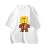 Nasa T Shirt Cotton Short-Sleeved T-Shirt Men'S And Women'S Loose Top
