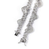 Chains Wind Love Cuban Chain Fashion Zircon Clavicle Chain St. Valentine's Spectrum