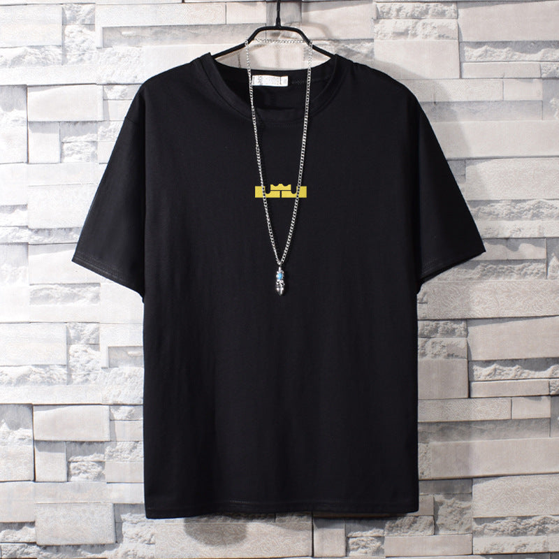 Basketball Sports T Shirt Short-Sleeved T-Shirt Men'S Casual Loose Student