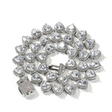 Chains Love Collarbone Chains Bronze Zircon Necklace Spectrum St. Valentine's