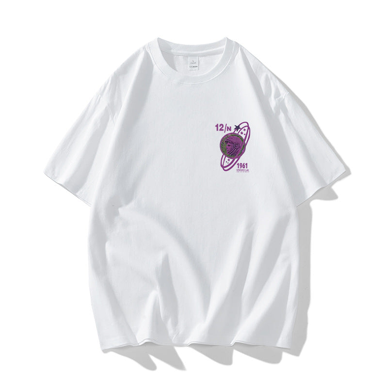 Nasa T Shirt Summer Loose Short Sleeve T-Shirt Men And Women