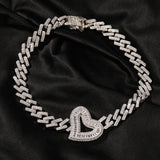 Chains Hip Hop Necklace Splicing Hanging Love Cuban Chain St. Valentine's Spectrum