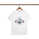 Casablanca T Shirts Cactus Print Loose Cotton Tee