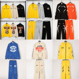 Mens trendy Hoodie & Pants2 Loose Hoodie Sweater Casual Pants