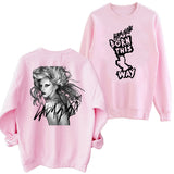 Lady Gaga Born This Way Sweatshirt Round Neck