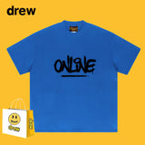 Drew T Shirts Cotton Short Sleeve Fashion Brand Printing