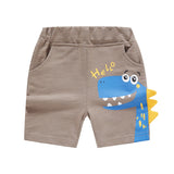 Boy Shorts Children Summer Pirate Shorts Boys Cartoon Dinosaur Kid Shorts Boys Pants