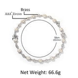 Chains Hip Hop Diamond-studded Pearl Necklace Vintage St. Valentine's Spectrum