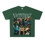 Film Star T Shirt Speed and Passion Pure Cotton Short Sleeve Loose T-shirt Men