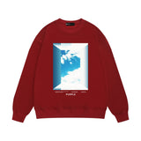 Purple Brand Sweatshirt Loose Crew Neck Sweater