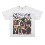 Film Star T Shirt Movie New Dragon Inn Short Sleeve Loose Retro American Street T-shirt Men and Women