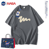 Nasa T Shirt Short-Sleeved T-Shirt Men'S Summer Loose
