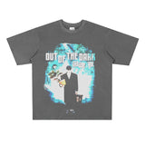 Film Star T Shirt Stephen Chow Funny Trendy Cotton Short Sleeve Loose round Neck Retro T-shirt