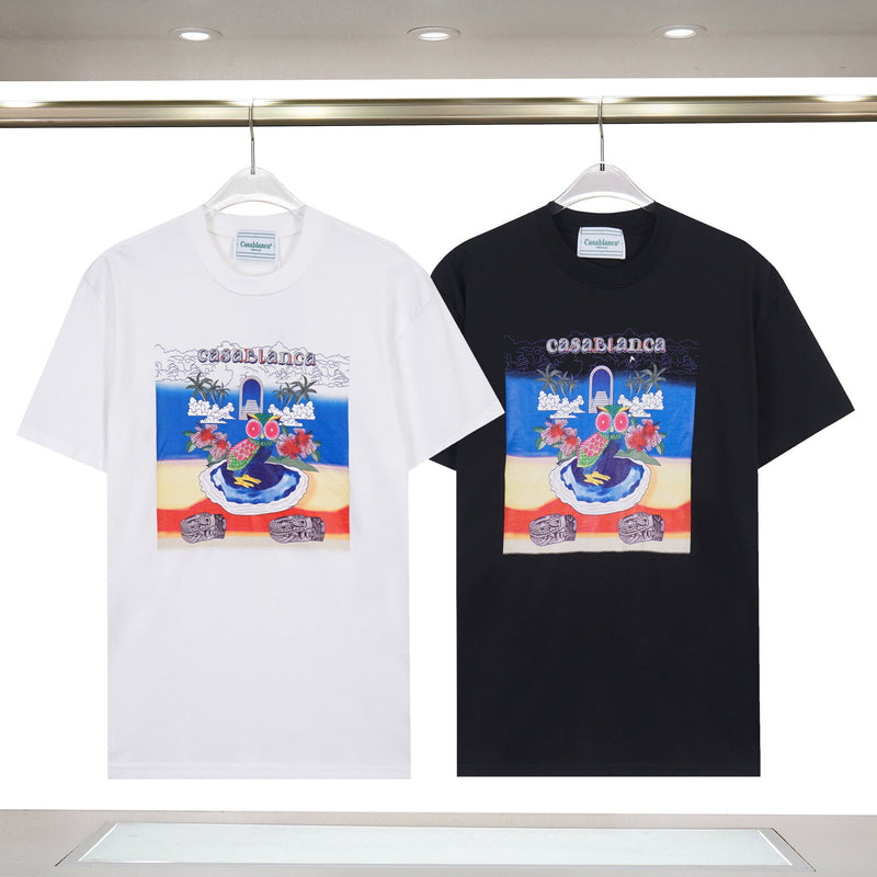 Casablanca T Shirts Fashion Loose Tee