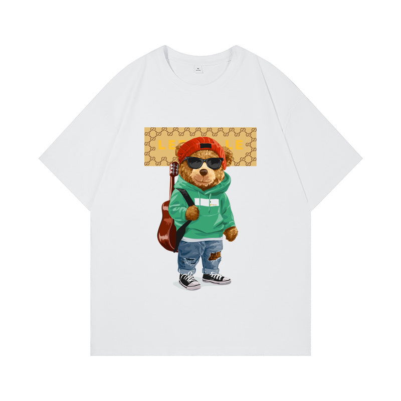 Nasa T Shirt Short-Sleeved T-Shirt Men'S And Women'S Summer Loose Breathable