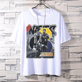 Basketball Sports T Shirt Loose Basketable Nets Durant Korean Style Trendy Printing Basketball Sport Short Sleeve T-Shirt Men