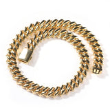 Chains Hip Hop 12mm Bar Cuban Chain T Square Zircon Spectrum St. Valentine's