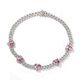 Chains Necklace Hip Hop 9MM Zircon Cuban Chain St. Valentine's Spectrum