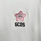 GCD T-Shirt GCDS Star Embroidery Label Short Sleeve T-Shirt Crew Neck