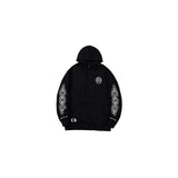 CHH Chrome Heart Hoodie Crow CH Autumn and Winter Trend Brand Sanskrit Cross Hooded Sweater Loose