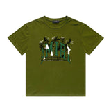 Amiri T Shirt Casual Hip Hop High Street round Neck Short Sleeve T-shirt