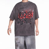 ERD T Shirts Loose Short Sleeve Vintage