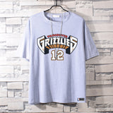 Basketball Sports T Shirt Summer Cotton Short Sleeve T-Shirt Male Student Basketball Sports Loose