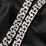 Chains Diamond Japanese Fashion Necklace Tide Metal Chain Spectrum St. Valentine's