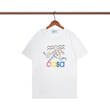 Casablanca T Shirts Fashion Casual Crew Neck Tee