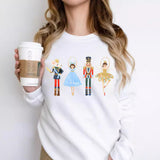 Nutcracker Christmas Sweatshirt Sugar Plum Fairy Pullover
