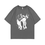Rapper Lucki Shadow Print Tshirt Men Women Fashion Casual