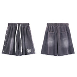 Men Shorts Wash and Do Old Casual Shorts Summer