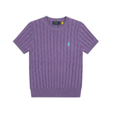 Ralph Lauren Knitted sweaters Ralph Lauren Knitted Short Sleeved Shirt Small Standard Twist Knitted Crew Neck Short Sleeve