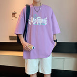 Nasa T-Shirt Short-Sleeved T-Shirt Men'S Summer Loose Half-Sleeved T-Shirt