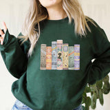 Writer Books Graphic Sweatshirt Girl