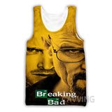 Heisenberg T Shirt 3d Digital Printing Breaking Bad Men Women Casual Vest