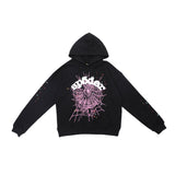 Sp5der Hoodie Spider Web Star Printed Casual