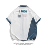 Men Shirts Men's Short-Sleeved Shirt Summer Loose Casual Jacket