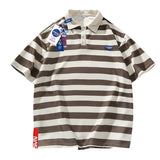 Nasa T Shirt Polo Shirt Short Sleeve Men And Women Loose Casual